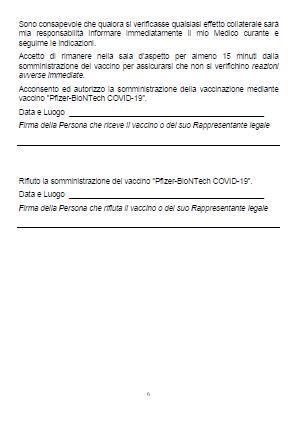 Vaccino Covid Ecco Il Modulo Per Il Consenso Il Fatto Quotidiano