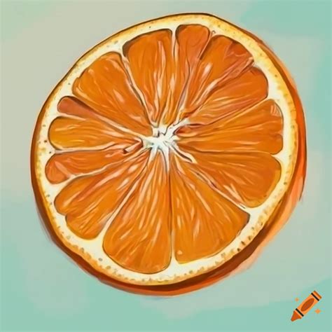 Top 158 Realistic Orange Drawing Best Nanoginkgobilobavn