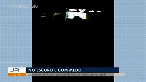 Moradores de Gurupi reclamam da escuridão em ruas e temem a ação de