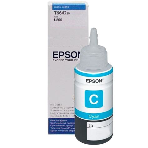 Tinta Epson L Tanque Ciano Refil Epson L T Cyan