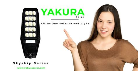 Led Watts Yakura All In One Solar Street Light Skyship Series Abs