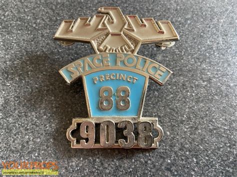 Space Precinct Space Precinct Police Cap Badges Original Tv Series Prop