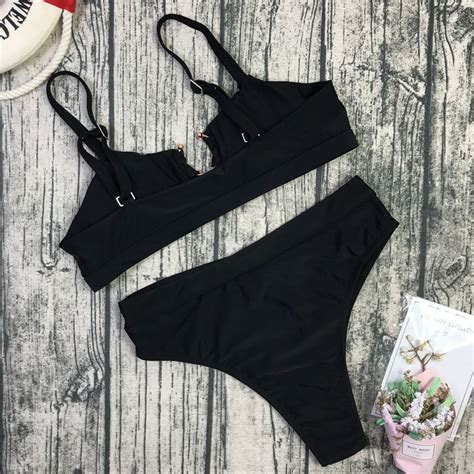 Bikini Sexy Push Up High Waist Swimwear Swimsuit Women Leopard Snakeskin Print Bikinis Set