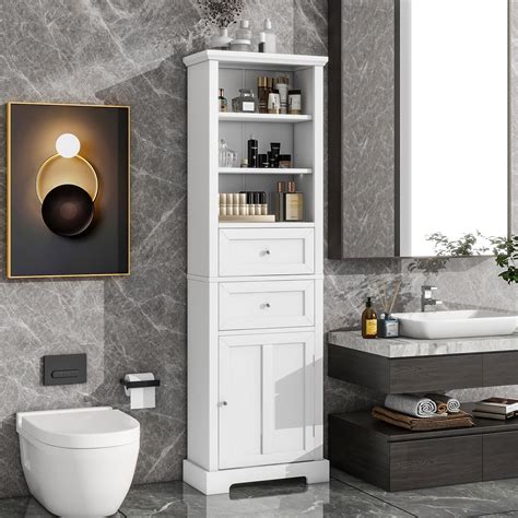 skinny bathroom cabinet bathroom slim floor cabinet  drawers