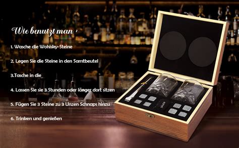 Whisky Steine Geschenkset Kaq Whisky Gl Ser Whisky Steine In Einer