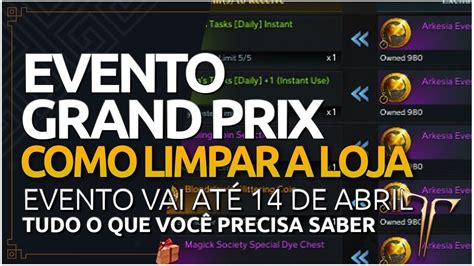 Evento Grand Prix Em Lost Ark Como Limpar A Loja Inteira Youtube