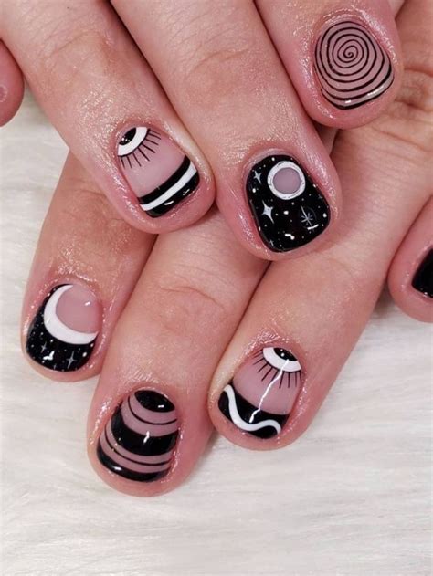 Halloween Acrylic Nails Best Acrylic Nails Maquillage Yeux Cut Crease