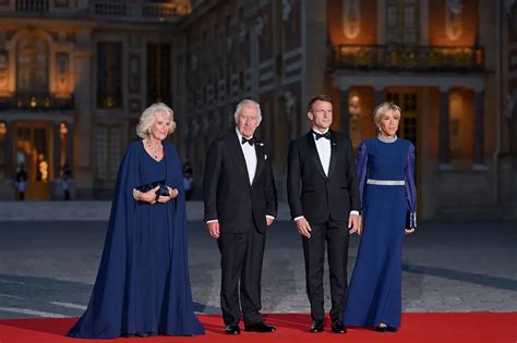 Camilla Und Charles Beim Staatsdinner In Versailles