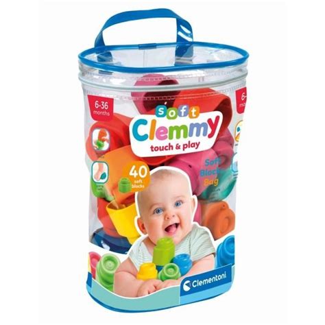 Clementoni Clemmy Baby Sac Cubes Souples Mixte A Partir De