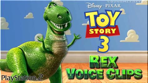 All Rex Voice Clips • Toy Story 3 The Video Game • Wallace Shawn All