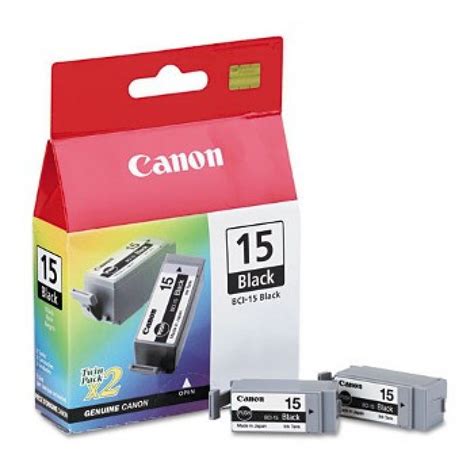 Cartouche D Encre CANON BCI 15 Noir Pack De 2