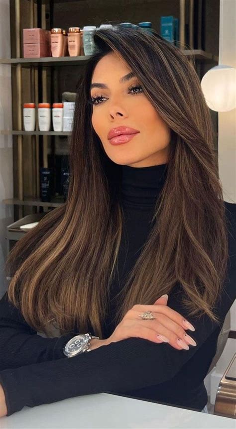 40 Subtle Hair Colour Ideas For A Sun Kissed Glow Soft Layered Brunette Subtle Ombre Subtle