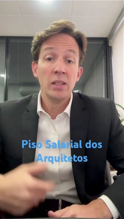 Piso salarial dos arquitetos - YouTube