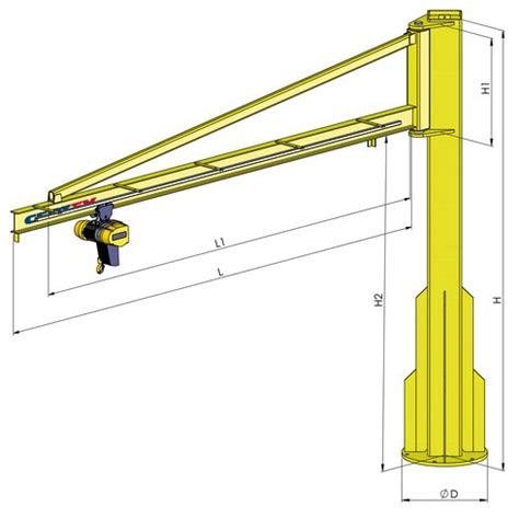 Pillar Jib Crane Type SK I Certex Lithuania