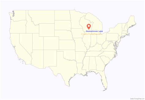 Map Of Oconomowoc Lake Village