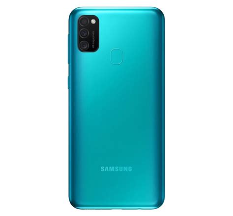 Купить смартфон Samsung Galaxy M21 4/64Gb бирюзовый по выгодной цене в Уфе