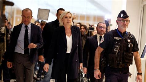 French Far Right Leader Le Pens Embezzlement Trial Enters Final