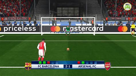 BARCELONA VS ARSENAL Penalty Shootout PES 2017 Gameplay PC YouTube