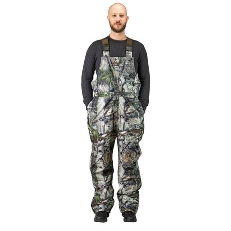 Men's Insulated & Waterproof Camo Bib Overalls Mossy Oak Pattern ...