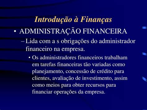 PPT Introdução à Finanças PowerPoint Presentation free download ID