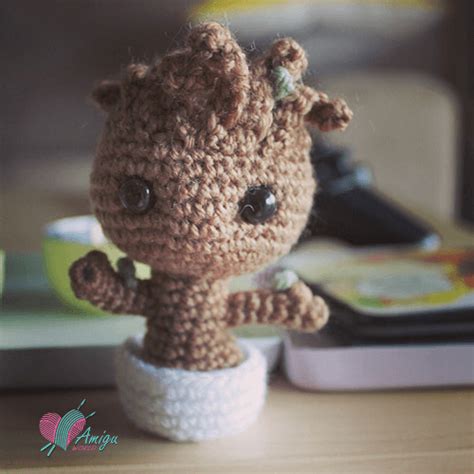 Groot Amigurumi Crochet English Pattern Ami Saigon