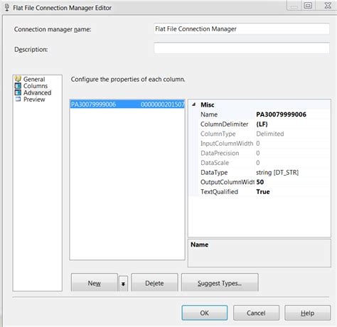 Ssis Fixed Width Flat File Mapping Tool Technique