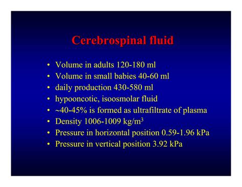 Solution Examination Of Cerebrospinal Fluid Studypool