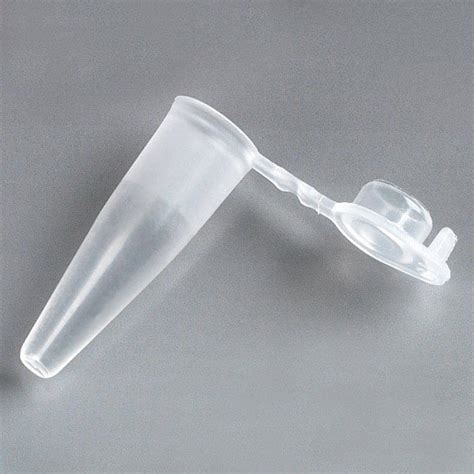 Ml Pcr Tube Thin Wall Pp With Attached Flat Cap By Globe Scientific