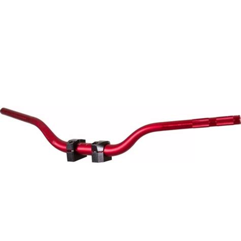 Guidão de Alumínio Esportivo Modelo Naked Vermelho Perolado Loja Duas Rodas
