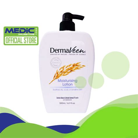 DermaVeen Moisturising Lotion 500ml By Medic Drugstore Shopee