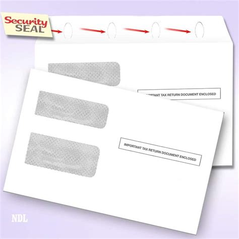 Double Window Self Seal Envelope