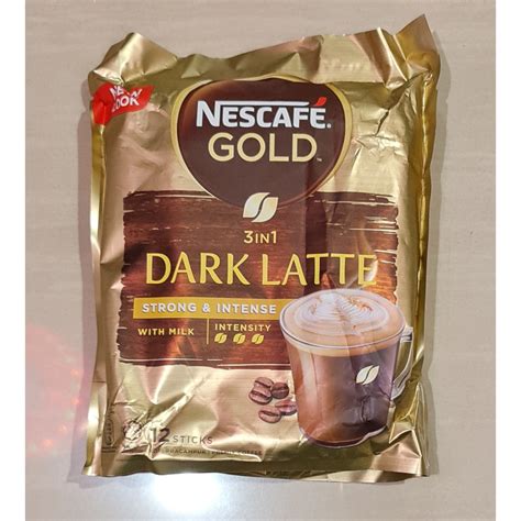 Jual Nescafe Gold Dark Latte Strong Intense With Milk X Gram