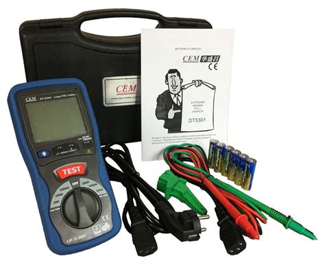 DT-5301 Multimetr impedancji pętli zwarcia - Profesjonalne urządzenia ...