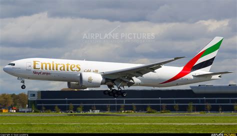 A6 EFN Emirates Sky Cargo Boeing 777F At Amsterdam Schiphol Photo