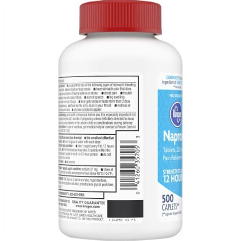 Kroger Naproxen Sodium Caplets 220mg 500 Ct Kroger