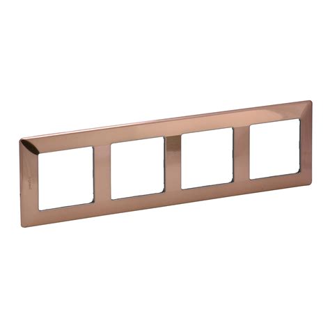 Рамка на 4 поста, медь - 754164 Legrand