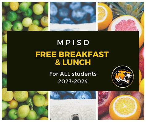 Free Breakfast Lunch For Mpisd Students Mount Pleasant Isd