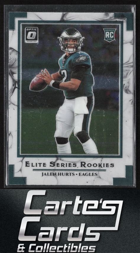 Jalen Hurts Panini Donruss Optic Esr Jah Rookie Elite Series