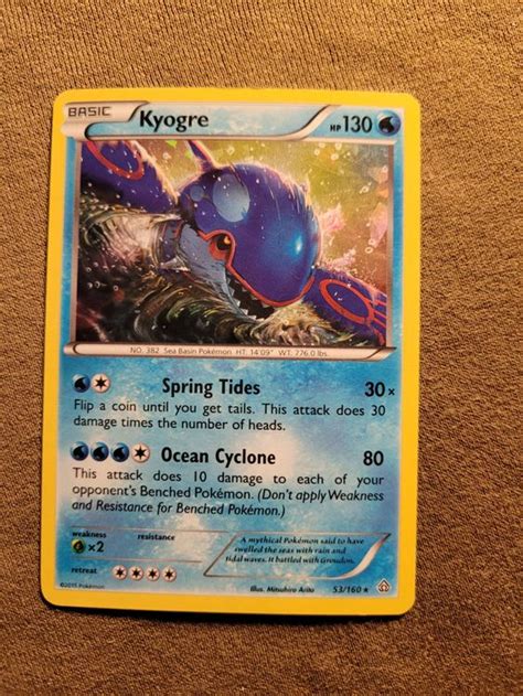 Kyogre Primal Clash Cracked Ice Holo Kaufen Auf Ricardo