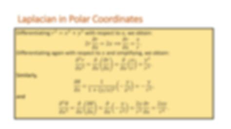 Solution Laplace Equation In Polar Coordinates Studypool