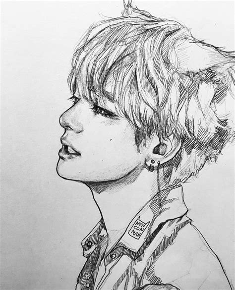Sketsa Bts Anime Ruang Ilmu