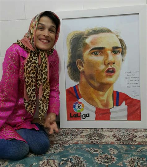 Fatemeh Hamami - Paralysed Portraits Artist Using Her Feets - Amazing Cool Pictures | Most ...