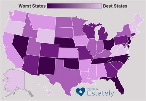 Finally, All 50 States Ranked from Worst to Best – Estately Blog