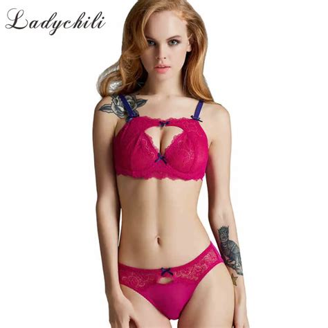 Ladychili Women Intimate Bra Set French Sexy Luxury Lingerie Embroidery Lace Underwear Set