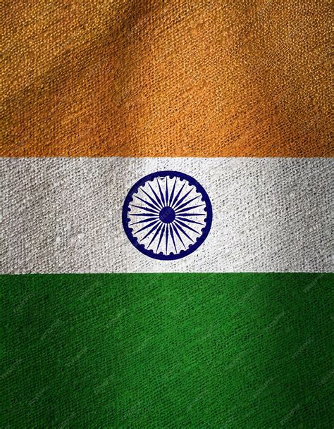 Premium Photo India National Fabric Flag Republic Day Independence Day