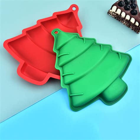 Clearanceolkpmnmk Silicone Moldchristmas Tree Cake Molds Silicone