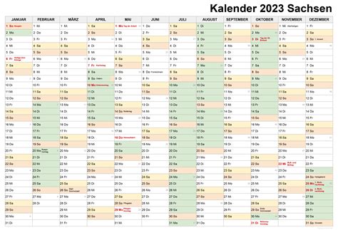 Kalender Schuljahr Sachsen Gelya Joletta