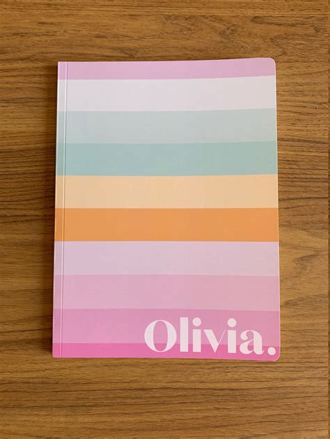 Personalized Journal Custom Journal Custom Name Notebook Teen Etsy