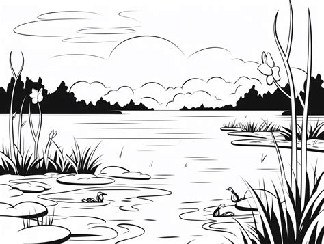 Color The Swamp Coloring Page