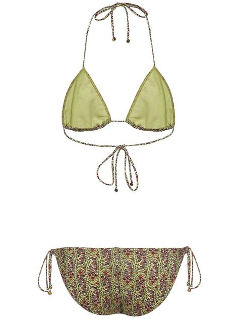 Etro Printed Lycra Bikini Set Etro